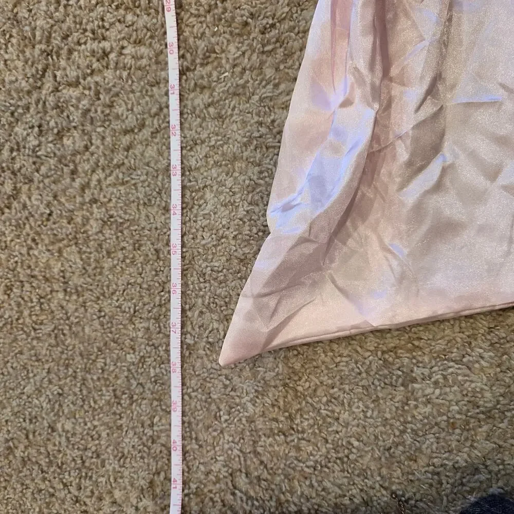 Big light pink satin bow